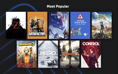 The complete and regularly updated list of all Epic Games Store .